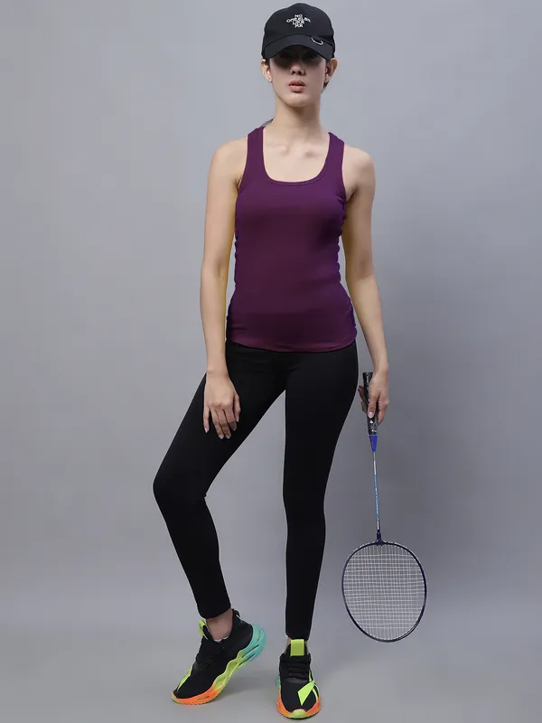 Purple_Cotton_Rib_Racerback_Tank_Top_For_Women