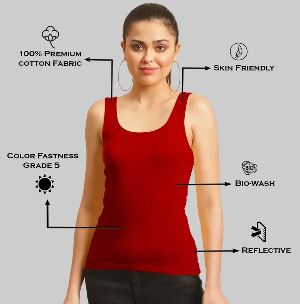 Red_Cotton_Rib_Tank_Top_For_Women
