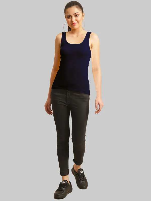 Blue_Cotton_Rib_Tank_Top_For_Women