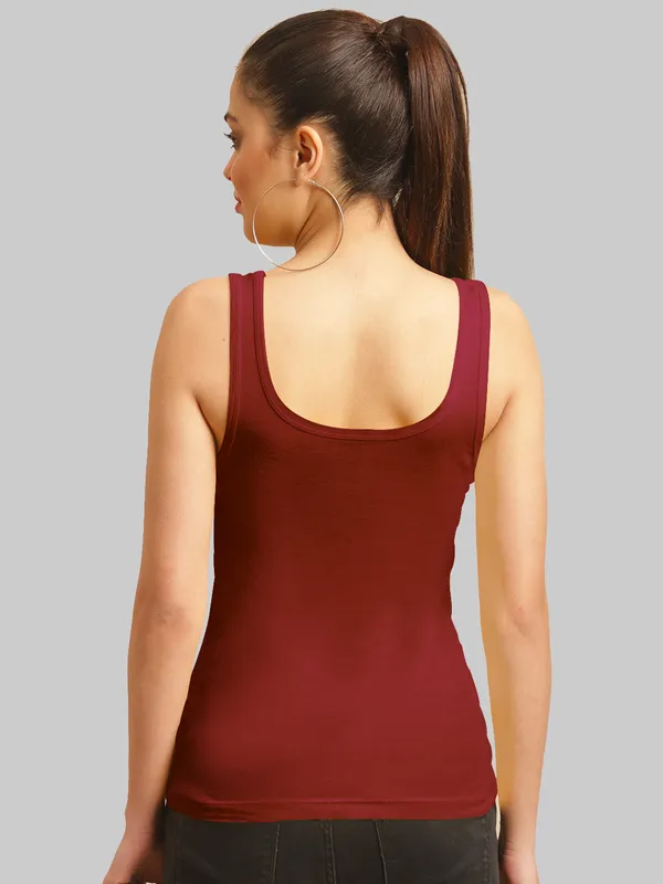 Maroon_Cotton_Rib_Tank_Top_For_Women