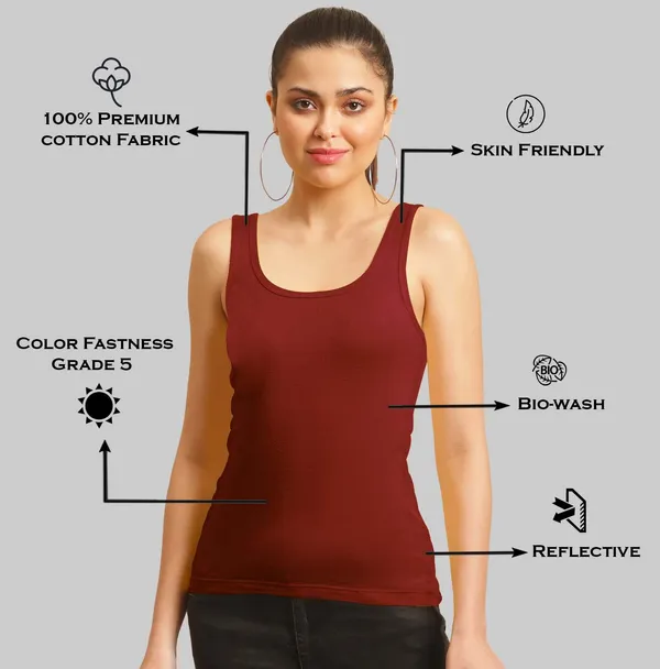 Maroon_Cotton_Rib_Tank_Top_For_Women