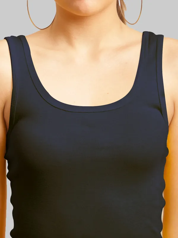Navy_Blue_Cotton_Rib_Tank_Top_For_Women