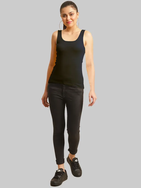 Navy_Blue_Cotton_Rib_Tank_Top_For_Women
