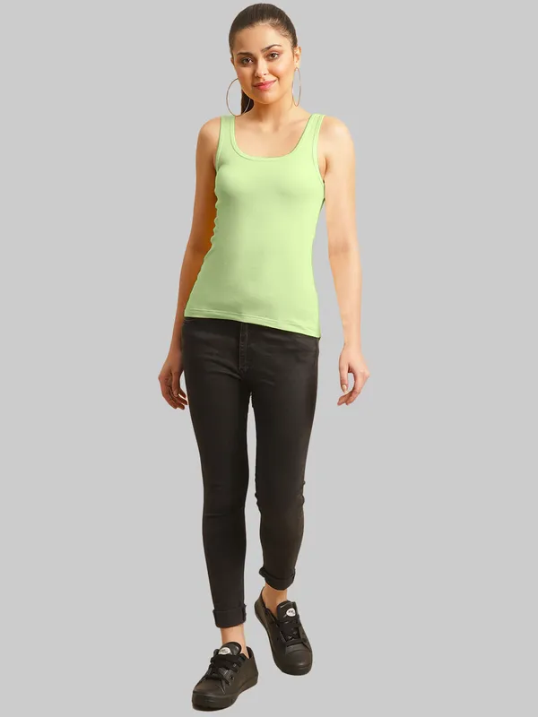 Sea_Green_Cotton_Rib_Tank_Top_For_Women