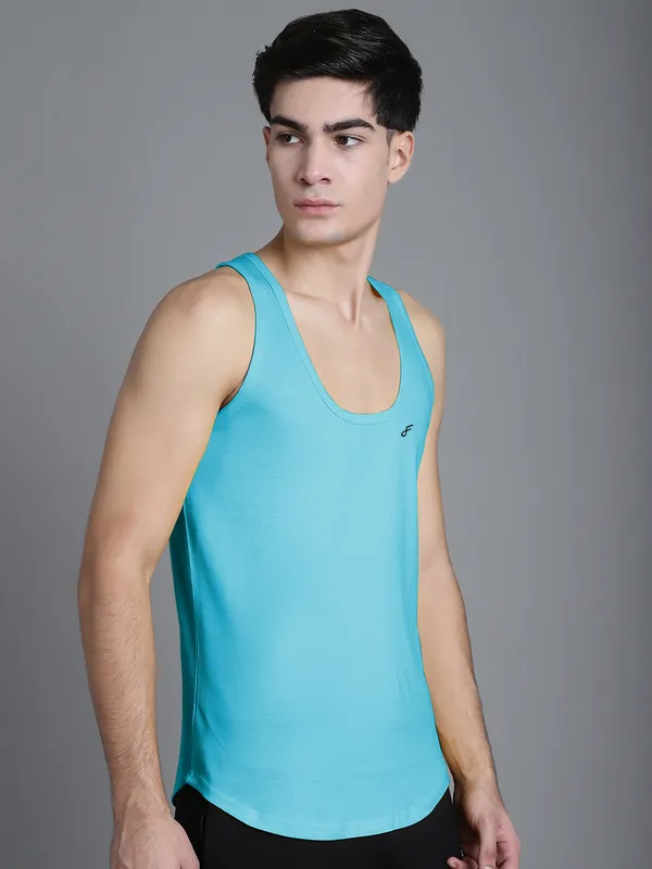 Turquoise_Blue_Cotton_U_Neck_All_Day_Wear_Vest_For_Men