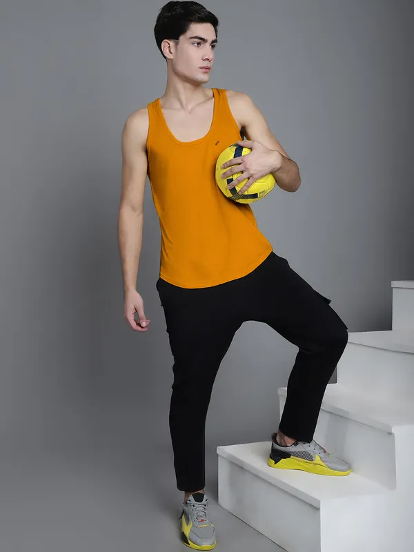 Mustard_Cotton_U_Neck_All_Day_Wear_Vest_For_Men