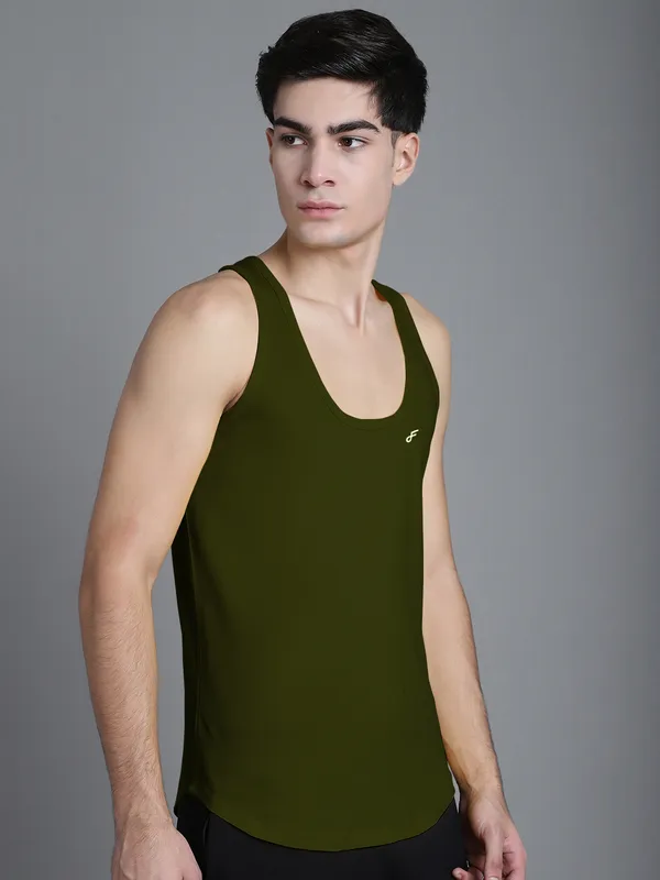 Olive_Green_Cotton_U_Neck_All_Day_Wear_Vest_For_Men
