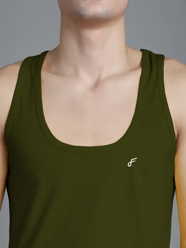 Olive_Green_Cotton_U_Neck_All_Day_Wear_Vest_For_Men