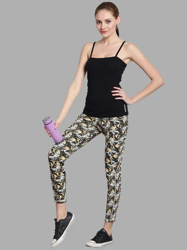 Black_Cotton_Rib_Camisole_For_Women
