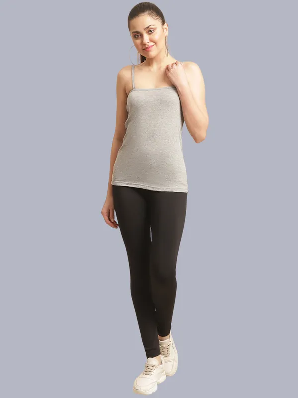 Grey_Cotton_Rib_Camisole_For_Women