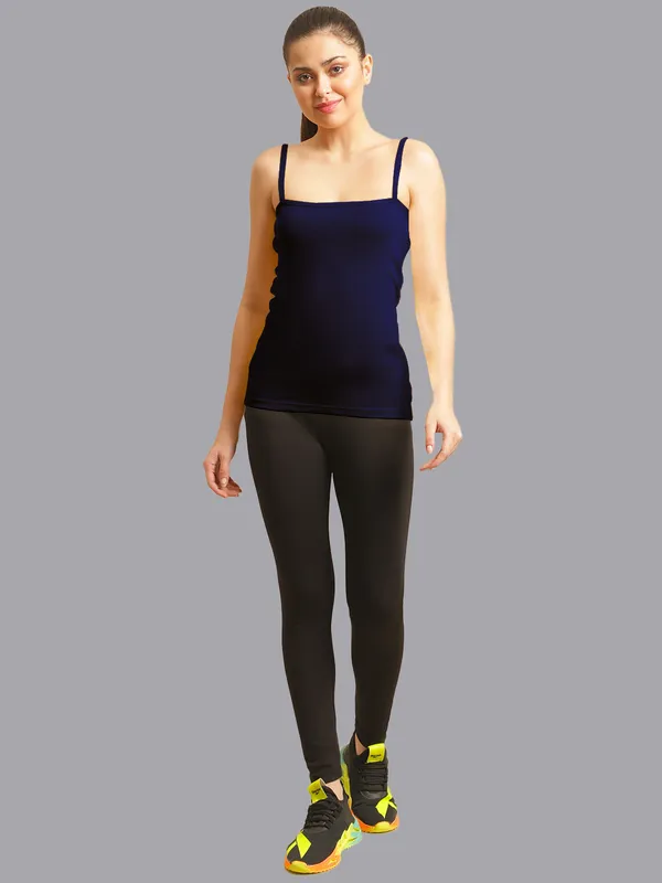 Blue_Cotton_Rib_Camisole_For_Women