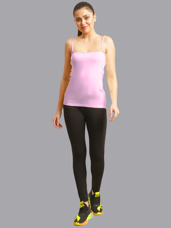 Pink_Cotton_Rib_Camisole_For_Women
