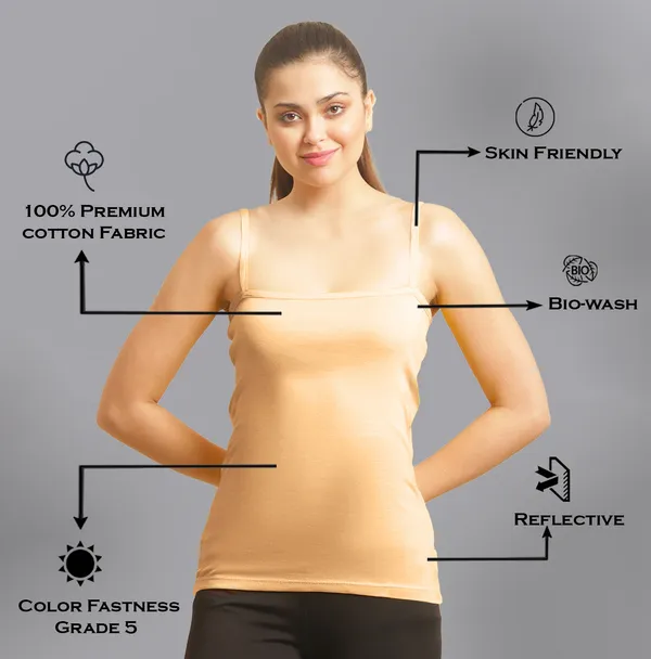 Coral_Cotton_Rib_Camisole_For_Women