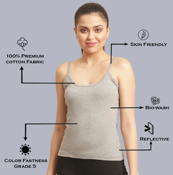Grey_Cotton_Rib_Camisole_For_Women