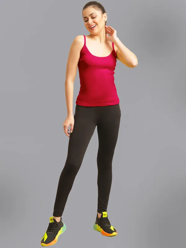 Pink_Cotton_Rib_Camisole_For_Women