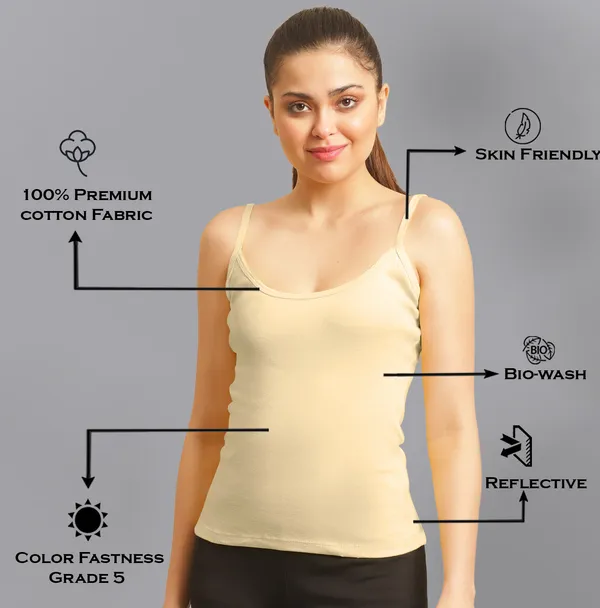 Beige_Cotton_Rib_Camisole_For_Women