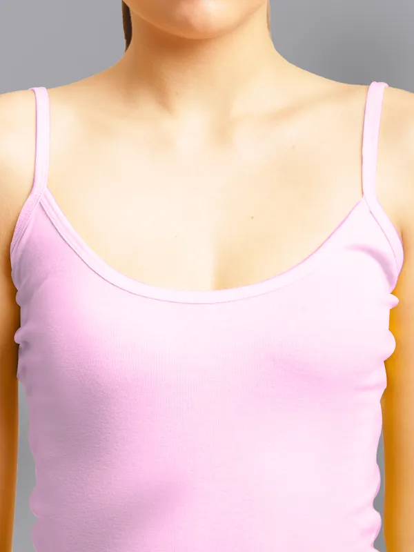 Pink_Cotton_Rib_Camisole_For_Women