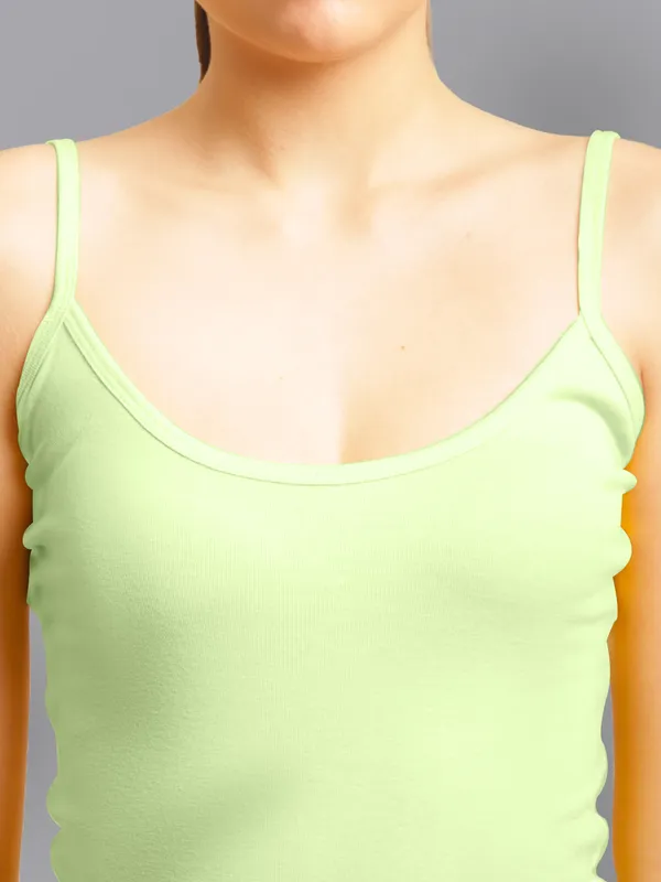 Sea_Green_Cotton_Rib_Camisole_For_Women
