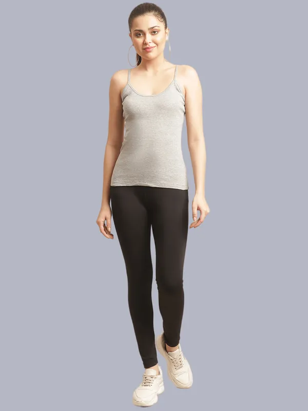 Grey_Cotton_Rib_Camisole_For_Women