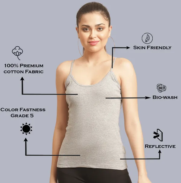 Grey_Cotton_Rib_Camisole_For_Women