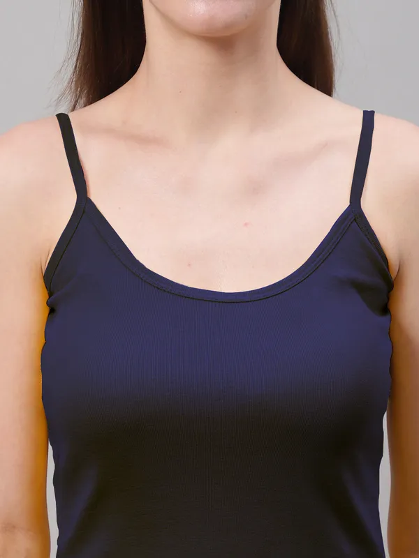 Navy_Blue_Cotton_Rib_Camisole_For_Women
