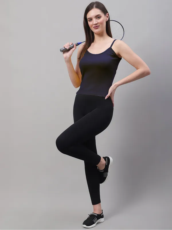 Navy_Blue_Cotton_Rib_Camisole_For_Women