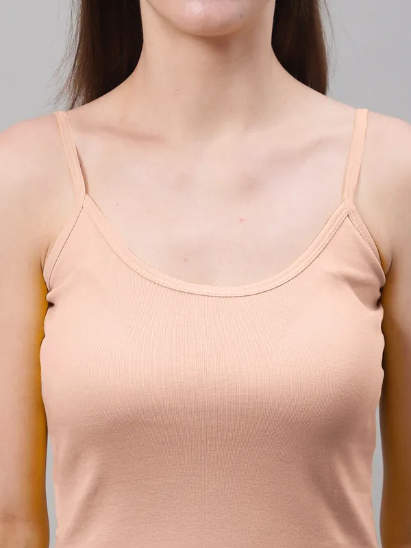 Coral_Cotton_Rib_Camisole_For_Women