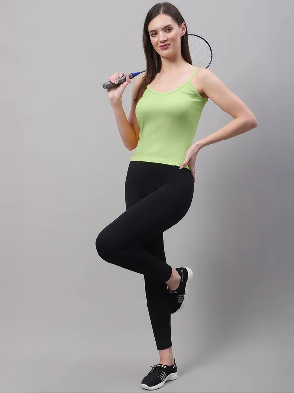 Sea_Green_Cotton_Rib_Camisole_For_Women