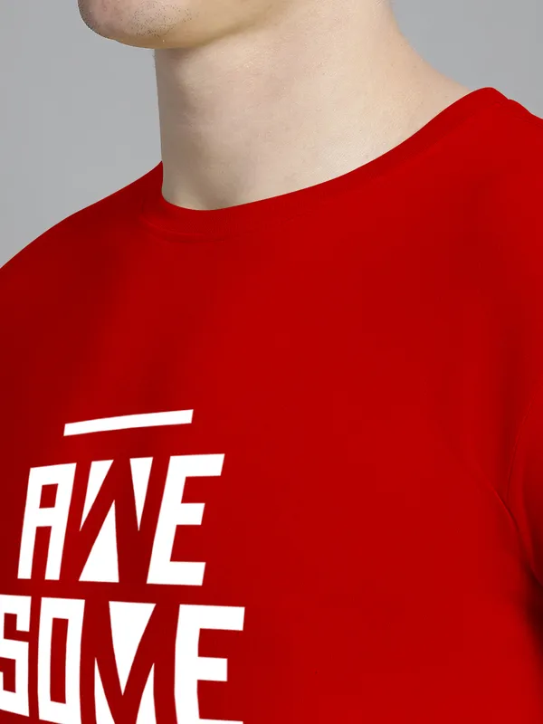 Red_Cotton_Awesome_Print_Round_Neck_T-Shirt_For_Men