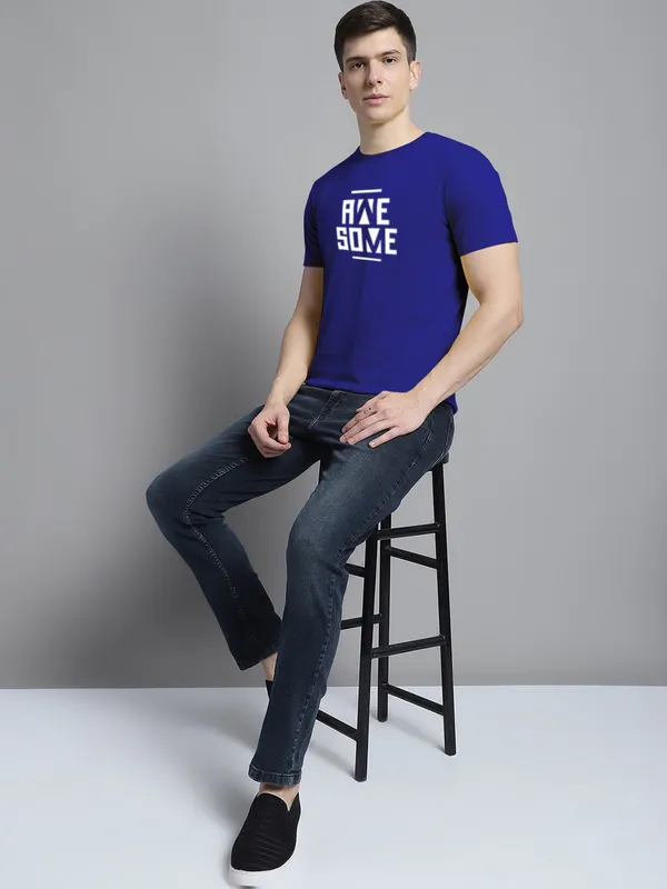 Blue_Cotton_Awesome_Print_Round_Neck_T-Shirt_For_Men