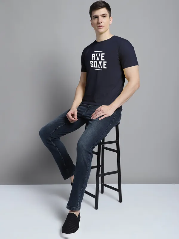 Navy_Blue_Cotton_Awesome_Print_Round_Neck_T-Shirt_For_Men