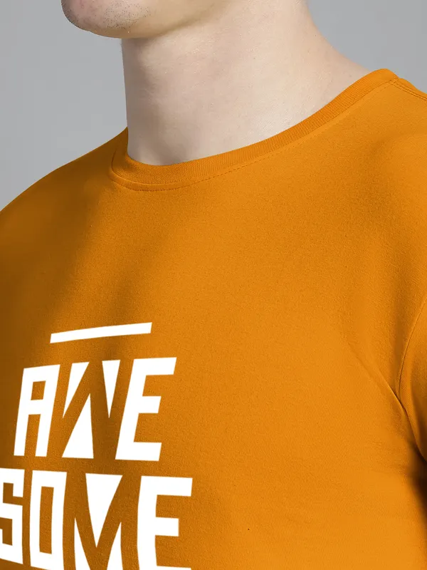 Mustard_Cotton_Awesome_Print_Round_Neck_T-Shirt_For_Men