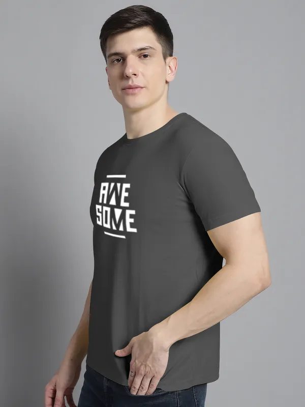 Grey_Cotton_Awesome_Print_Round_Neck_T-Shirt_For_Men
