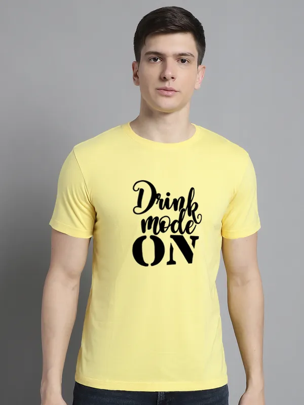 Pack_of_2_Yellow_&_Blue_Cotton_Rib_Trimmed_Neckline_Printed_T-Shirt_For_Men
