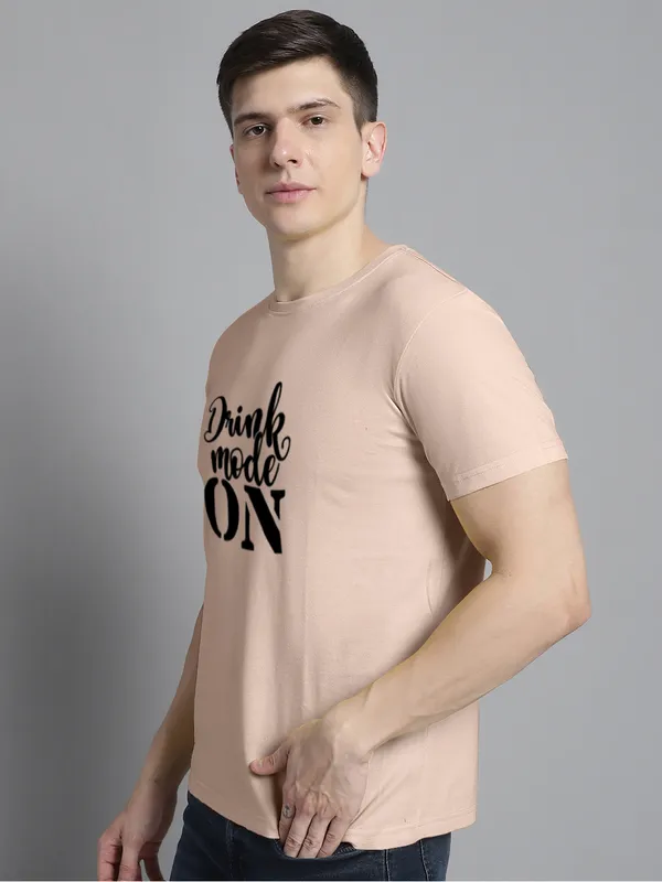 Coral_Cotton_Drink_Mode_On_Print_Round_Neck_T-Shirt_For_Men