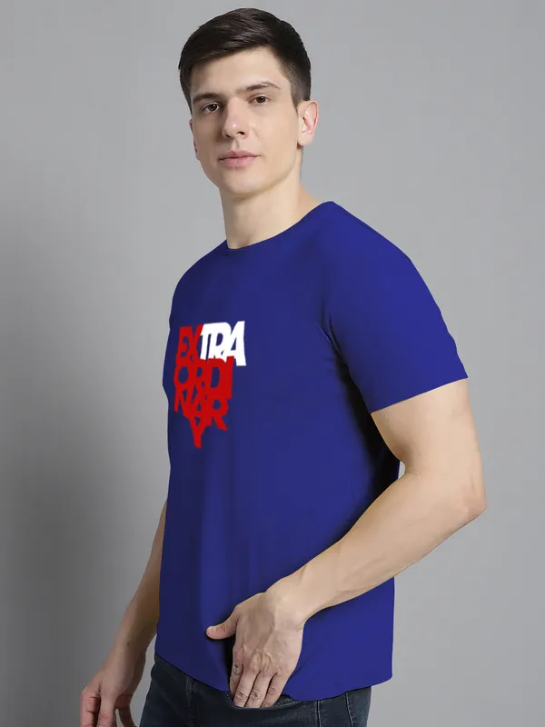 Blue_Cotton_Extra_Ordinary_Print_Round_Neck_T-Shirt_For_Men