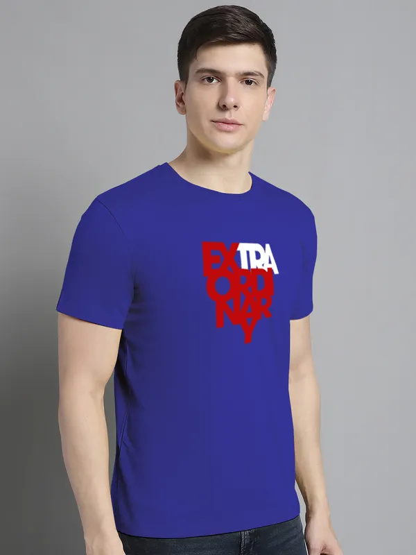 Blue_Cotton_Extra_Ordinary_Print_Round_Neck_T-Shirt_For_Men