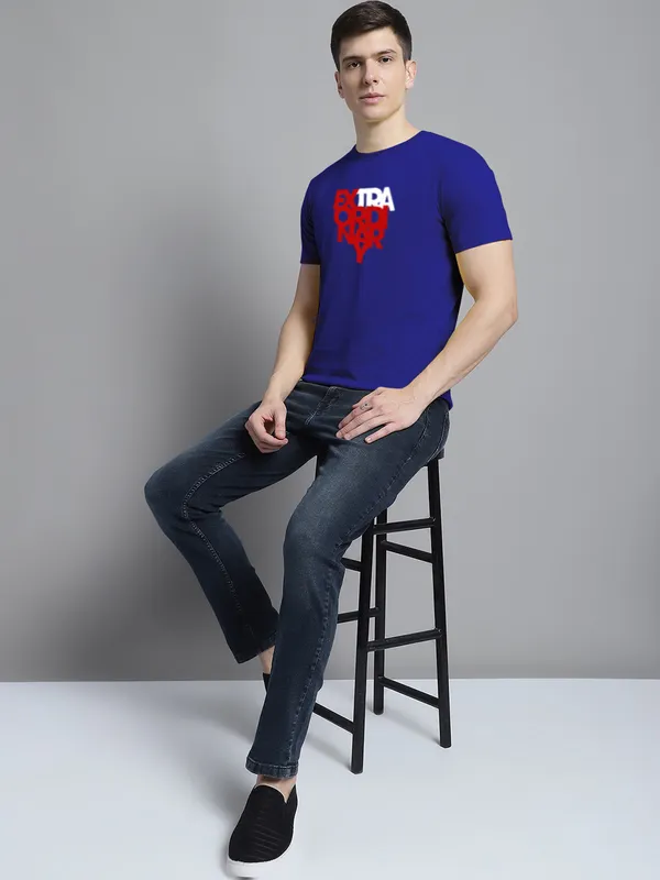 Blue_Cotton_Extra_Ordinary_Print_Round_Neck_T-Shirt_For_Men