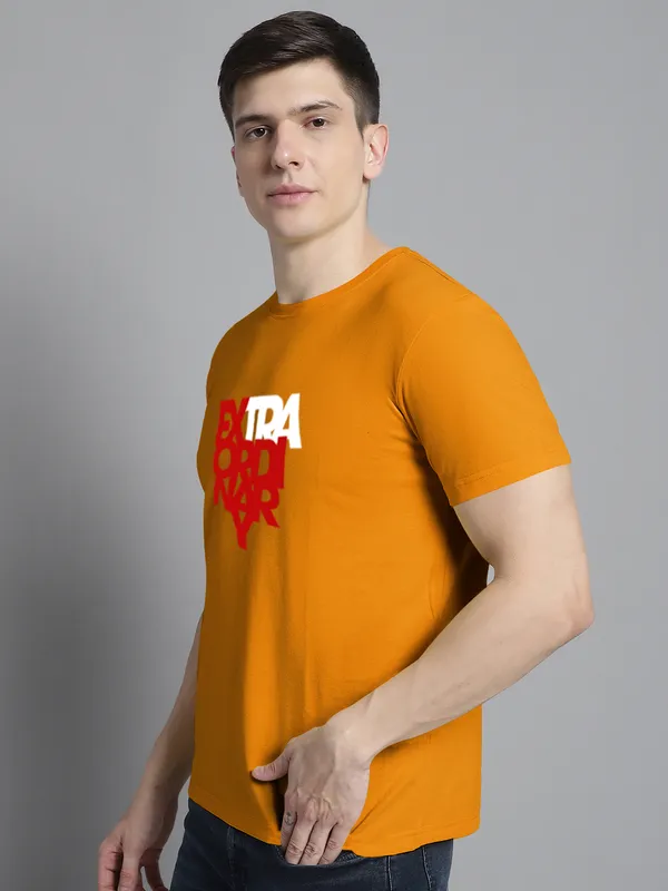 Mustard_Cotton_Extra_Ordinary_Print_Round_Neck_T-Shirt_For_Men