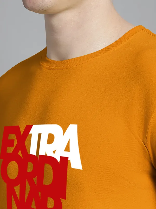 Mustard_Cotton_Extra_Ordinary_Print_Round_Neck_T-Shirt_For_Men