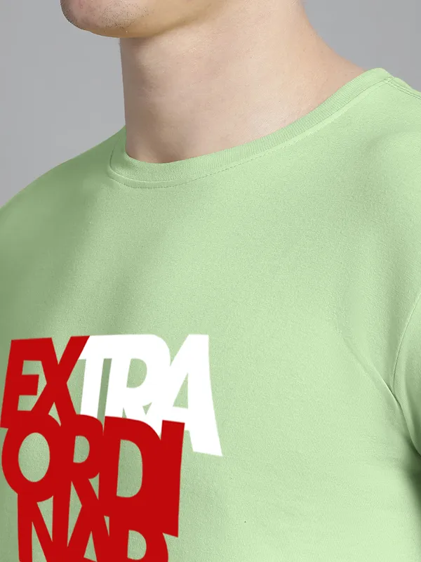 Sea_Green_Cotton_Extra_Ordinary_Print_Round_Neck_T-Shirt_For_Men