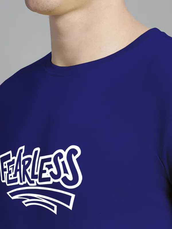 Blue_Cotton_Fearless_Print_Round_Neck_T-Shirt_For_Men