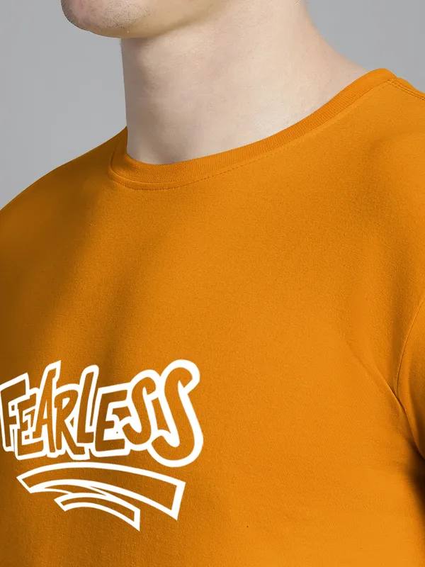 Mustard_Cotton_Fearless_Print_Round_Neck_T-Shirt_For_Men