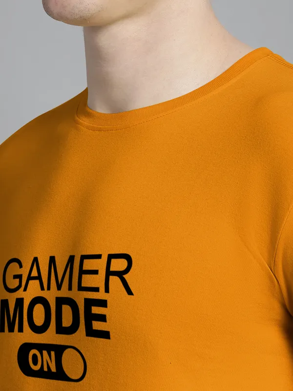 Mustard_Cotton_Gamer_Mode_On_Print_Round_Neck_T-Shirt_For_Men