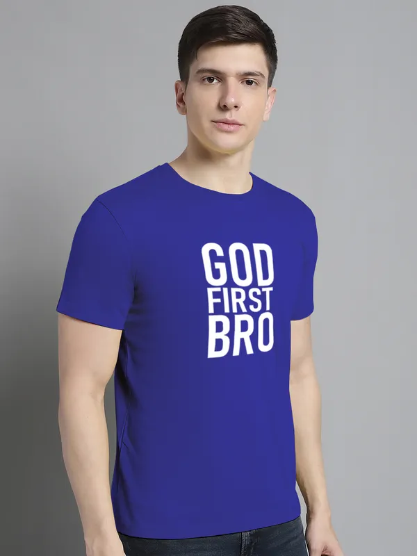 Blue_Cotton_God_First_Bro_Print_Round_Neck_T-Shirt_For_Men