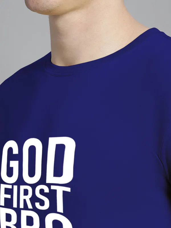 Blue_Cotton_God_First_Bro_Print_Round_Neck_T-Shirt_For_Men