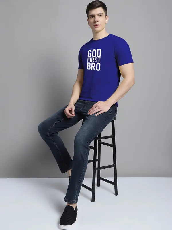 Blue_Cotton_God_First_Bro_Print_Round_Neck_T-Shirt_For_Men