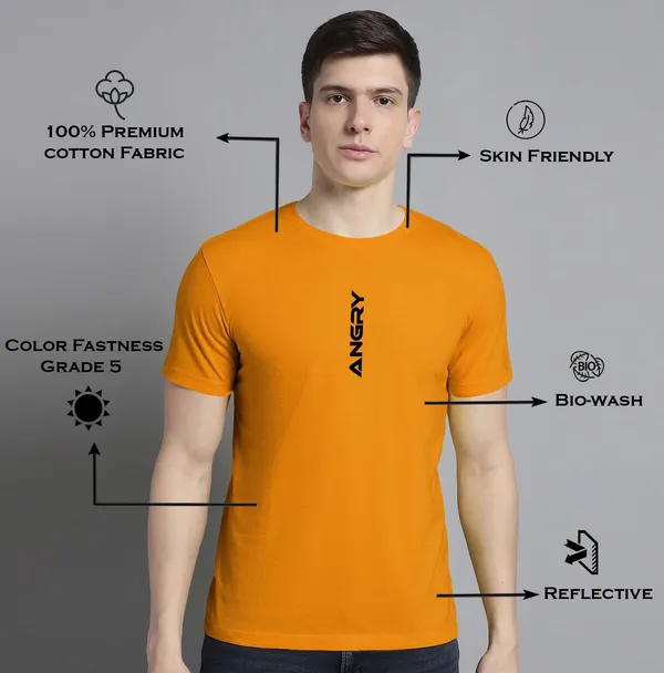 Pack_of_2_Navy_Blue_&_Mustard_Cotton_Rib_Trimmed_Neckline_Printed_T-Shirt_For_Men