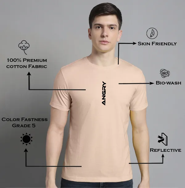 Pack_of_2_Sea_Green_&_Coral_Cotton_Rib_Trimmed_Neckline_Printed_T-Shirt_For_Men