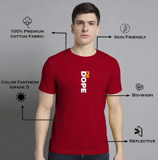 Pack_of_2_Yellow_&_Maroon_Cotton_Rib_Trimmed_Neckline_Printed_T-Shirt_For_Men